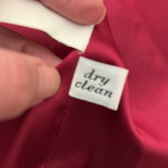 Vintage Pendleton Houndstooth Wool Crop Blazer Jacket Blue Red Sz 8 Petite - Picture 10 of 14